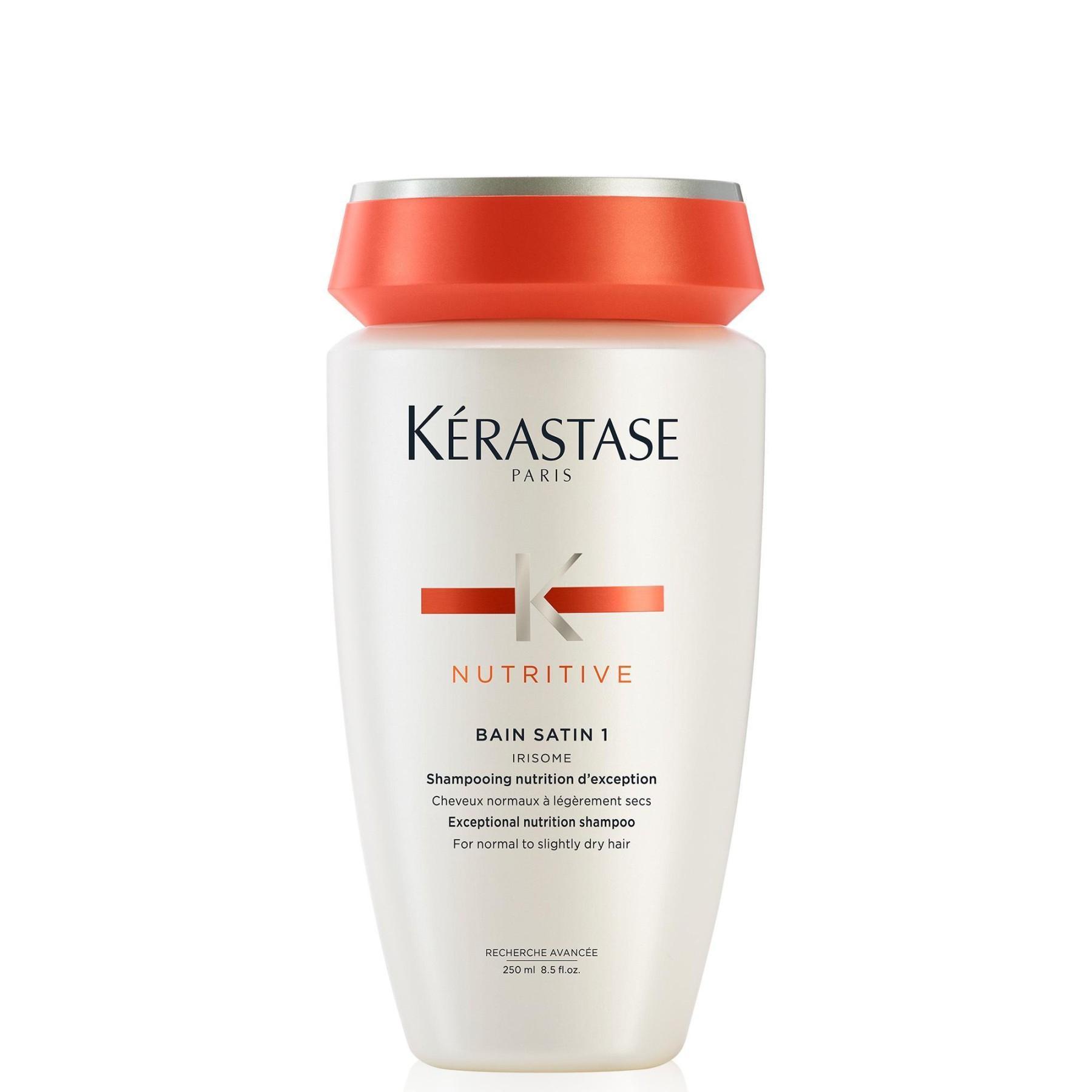 Nutritive Bain Satin 1 Shampoo for Normal to Dry Hair - 250 ml